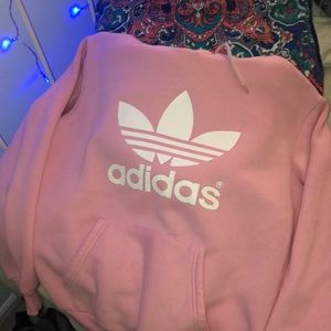 pink adidas sweatshirt